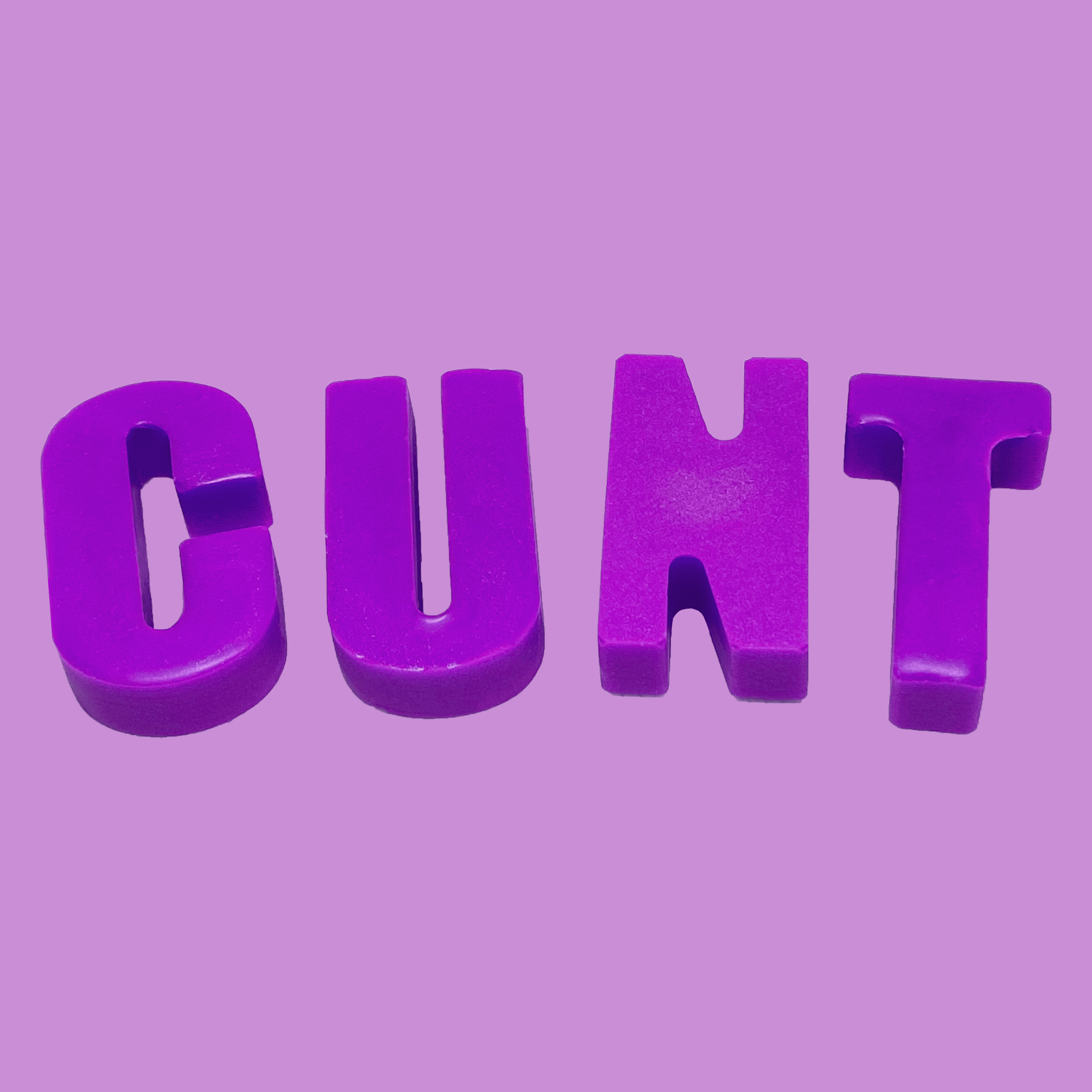 'CUNT' Letters Wax Melt - Peace & Pepper