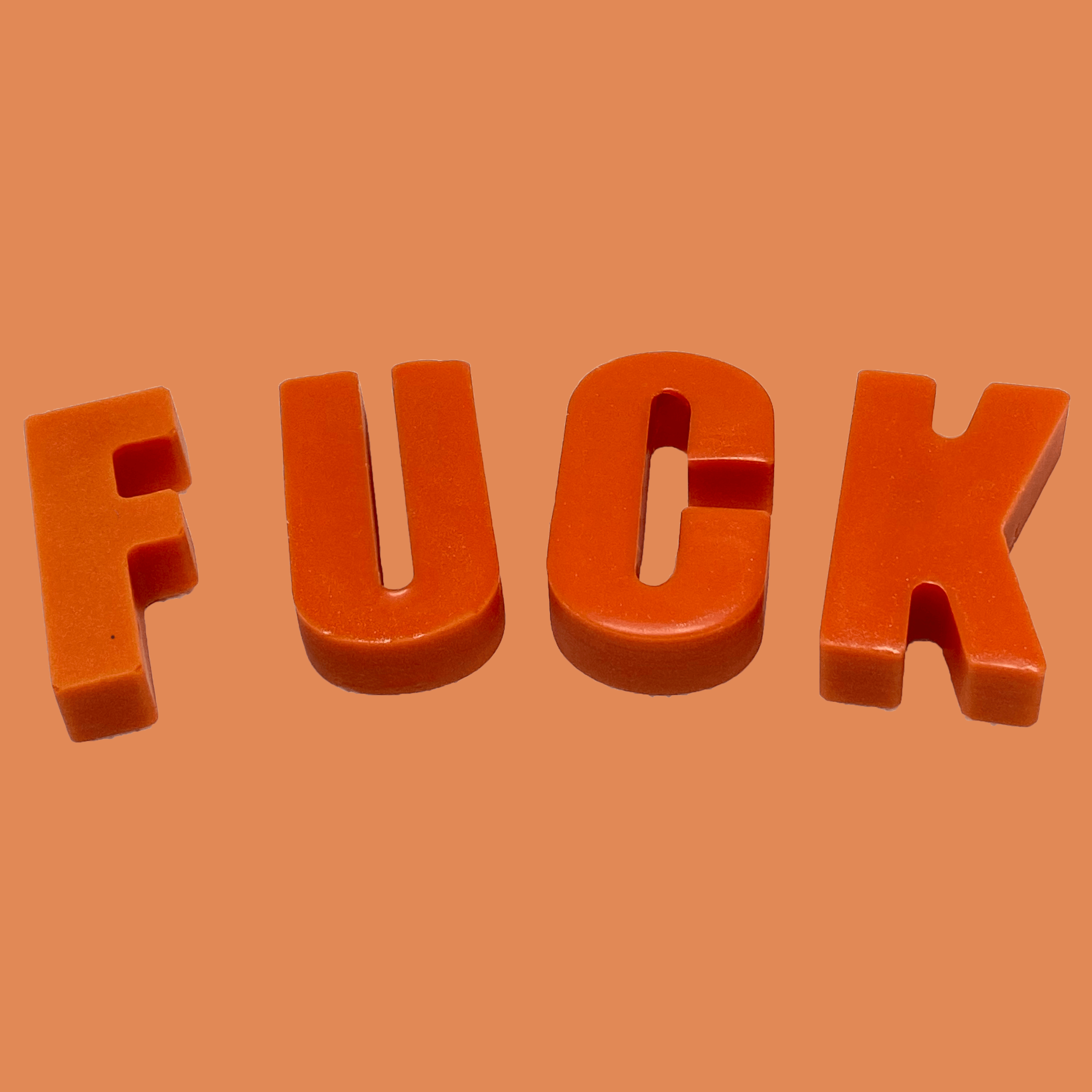'FUCK' Letters Wax Melt - Peace & Pepper