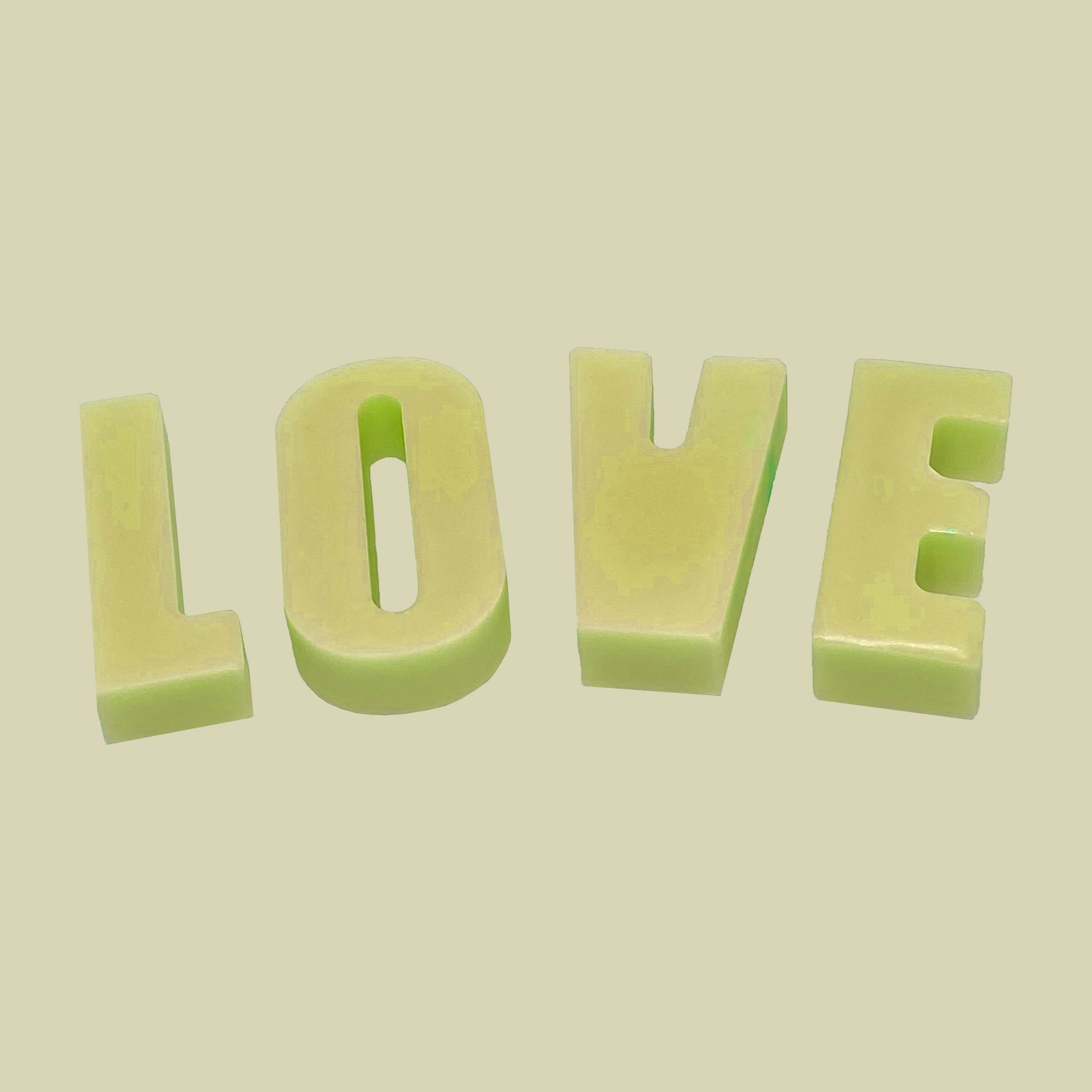 'LOVE' Letters Wax Melt