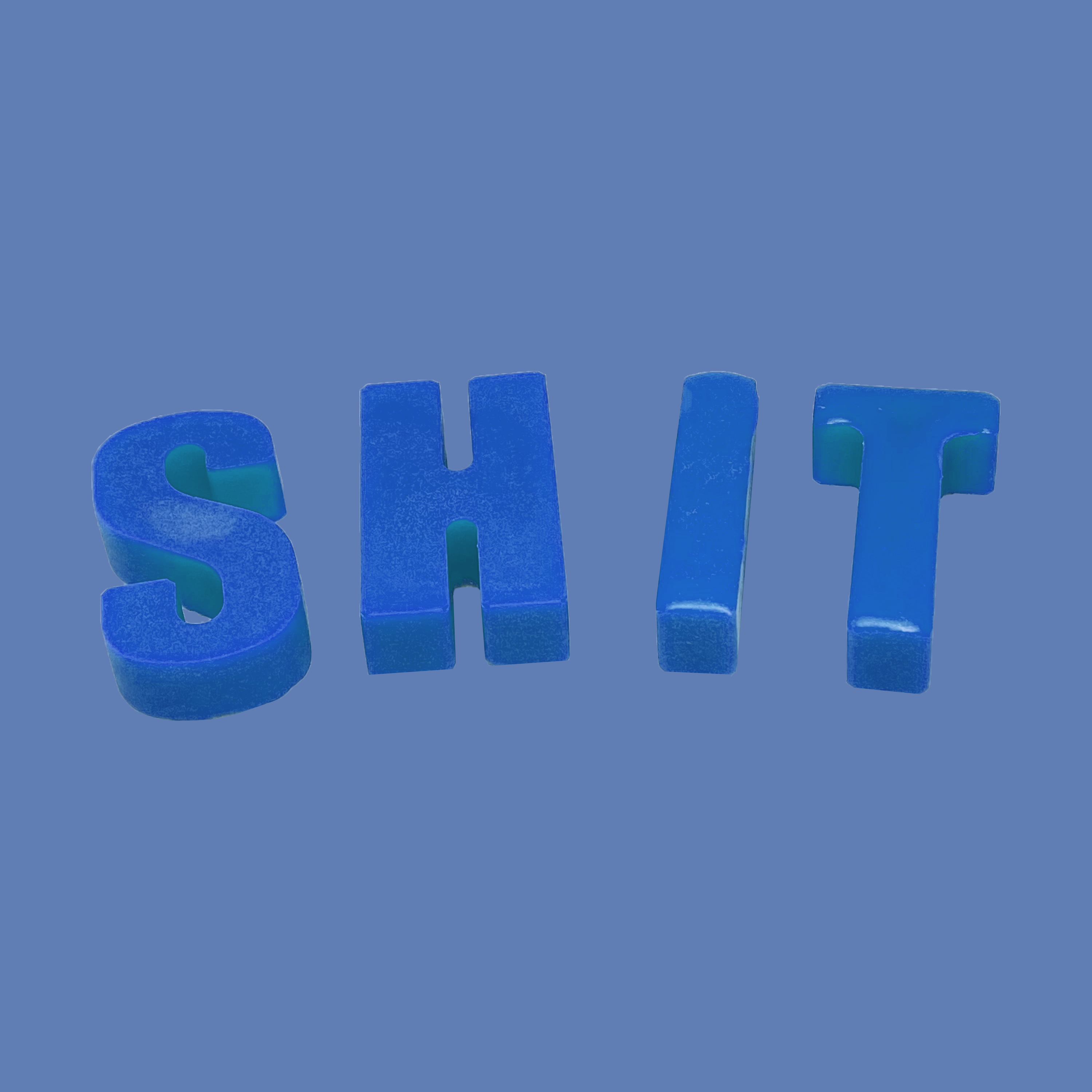 'SHIT' Letters Wax Melt